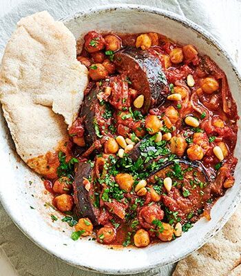 https://www.pontalo.net - Aubergine & chickpea stew