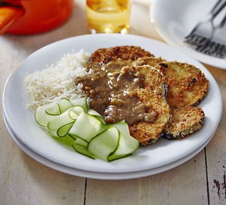 https://www.pontalo.net - Aubergine katsu curry