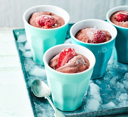 https://www.pontalo.net - Avocado & strawberry ices