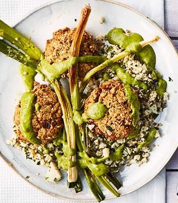 https://www.pontalo.net - Baked falafel & cauliflower tabbouleh