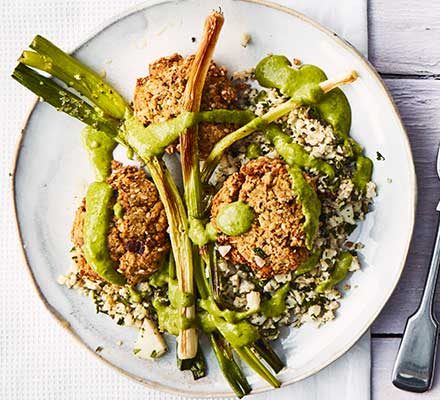 https://www.pontalo.net - Baked falafel & cauliflower tabbouleh