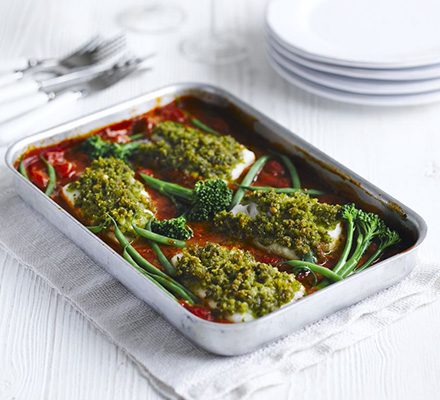 https://www.pontalo.net - Baked fish with tomatoes