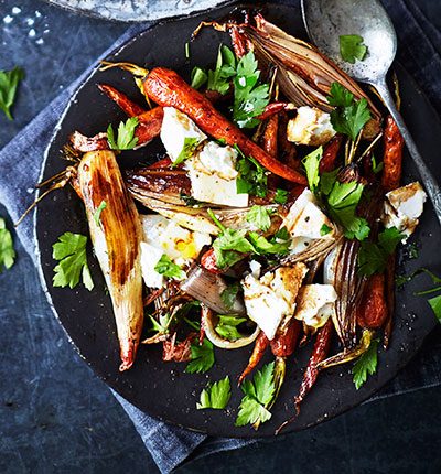 https://www.pontalo.net - Balsamic shallots & carrots with goat's cheese