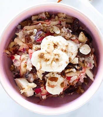 https://www.pontalo.net - Bircher muesli with apple & banana