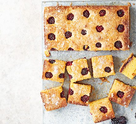 https://www.pontalo.net - Blackberry bakewell squares