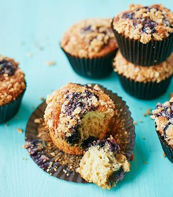 https://www.pontalo.net - Blueberry bakewell muffins