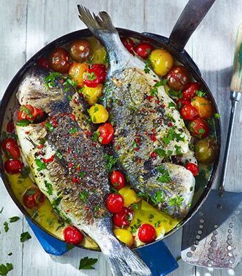 https://www.pontalo.net - Sea bream in crazy water (Orata all’acqua pazza)