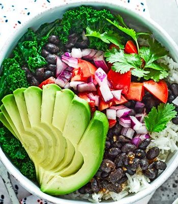 https://www.pontalo.net - Burrito bowl with chipotle black beans