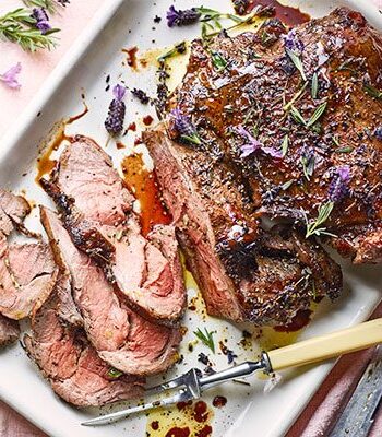 https://www.pontalo.net - Butterflied leg of lamb with lavender