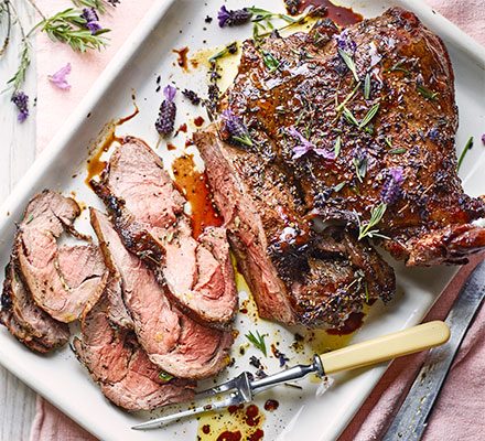 https://www.pontalo.net - Butterflied leg of lamb with lavender