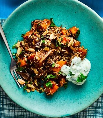 https://www.pontalo.net - Butternut biryani with cucumber raita