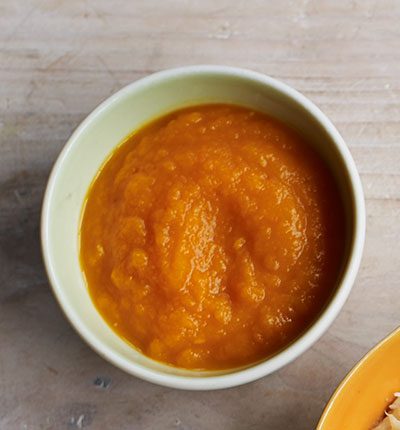 https://www.pontalo.net - Weaning recipe: Roasted butternut squash & garlic purée