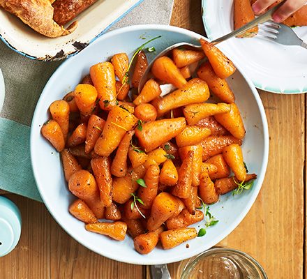 https://www.pontalo.net - Honey roasted chantenay carrots