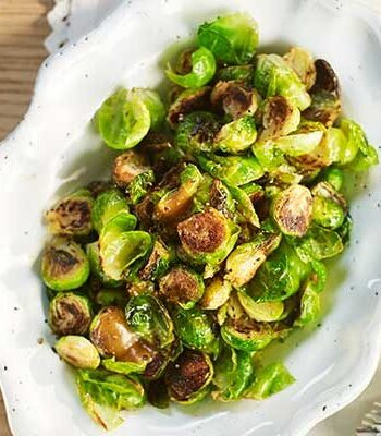 https://www.pontalo.net - Charred brussels sprouts with Marmite butter