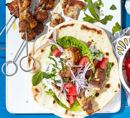 https://www.pontalo.net - Chicken souvlaki