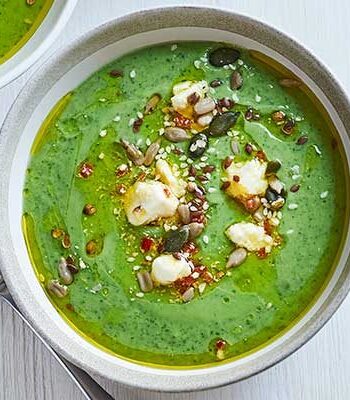 https://www.pontalo.net - Chilled green soup with feta