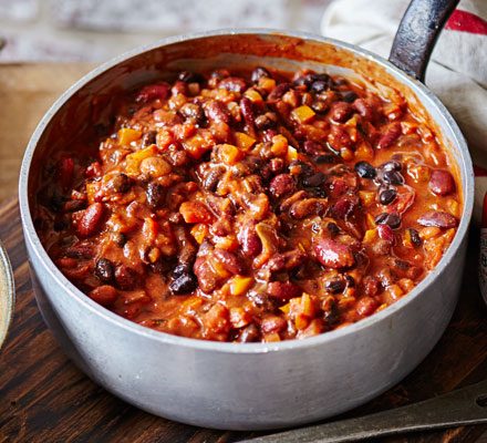 https://www.pontalo.net - Double bean & roasted pepper chilli