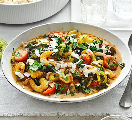 https://www.pontalo.net - Coconut & kale fish curry