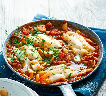 https://www.pontalo.net - Cod & chorizo stew