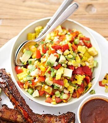 https://www.pontalo.net - Smoky corn & avocado salsa