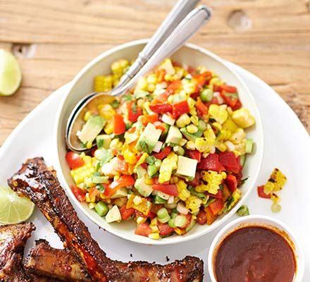 https://www.pontalo.net - Smoky corn & avocado salsa