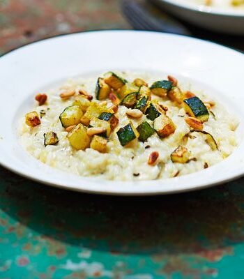 https://www.pontalo.net - Creamy courgette risotto