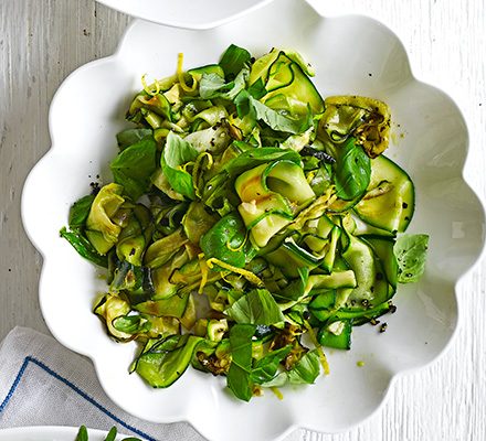 https://www.pontalo.net - Warm lemony courgette salad