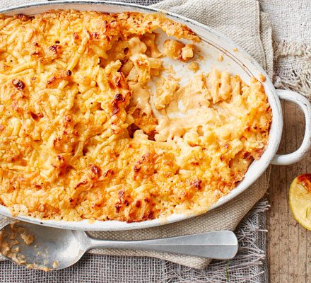 https://www.pontalo.net - Crab mac 'n' cheese bake