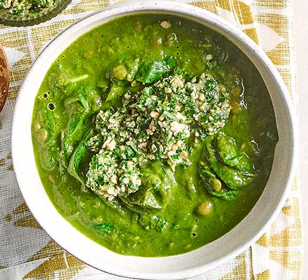 https://www.pontalo.net - Curried spinach & lentil soup