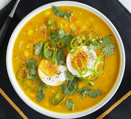 https://www.pontalo.net - Curried sweetcorn soup