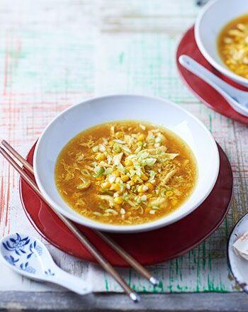 https://www.pontalo.net - Curried sweetcorn soup with chicken