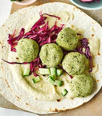 https://www.pontalo.net - Edamame falafel wraps