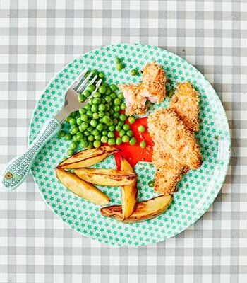 https://www.pontalo.net - Toddler recipe: Salmon fish fingers with chunky chips