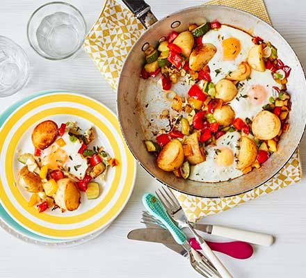 https://www.pontalo.net - One-pan egg & veg brunch