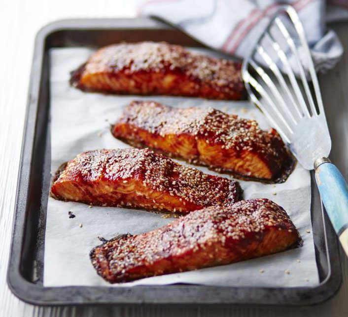 https://www.pontalo.net - Glazed sesame salmon