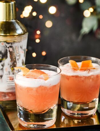 https://www.pontalo.net - Grapefruit gin sour mocktail