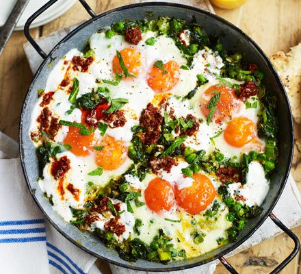 https://www.pontalo.net - Green shakshuka