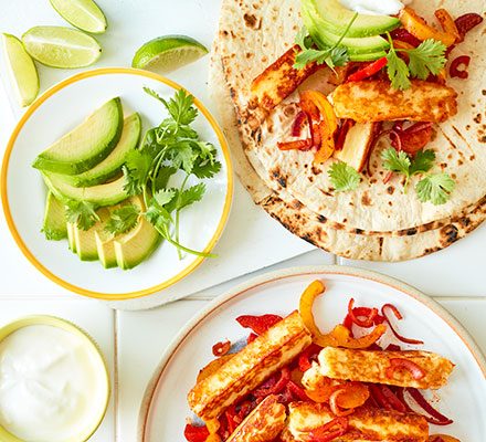 https://www.pontalo.net - Halloumi fajitas