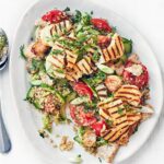 https://www.pontalo.net - Halloumi & quinoa fattoush