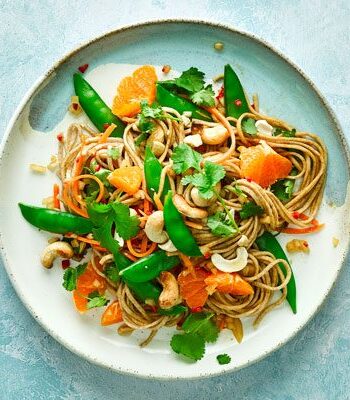 https://www.pontalo.net - Noodle salad with sesame dressing