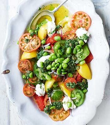 https://www.pontalo.net - Tomato salad with ricotta