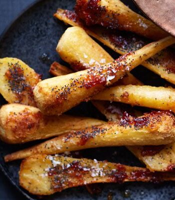 https://www.pontalo.net - Honey-roasted parsnips