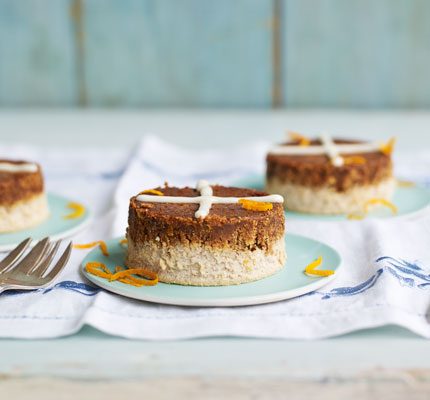 https://www.pontalo.net - Hot cross bun cheesecakes