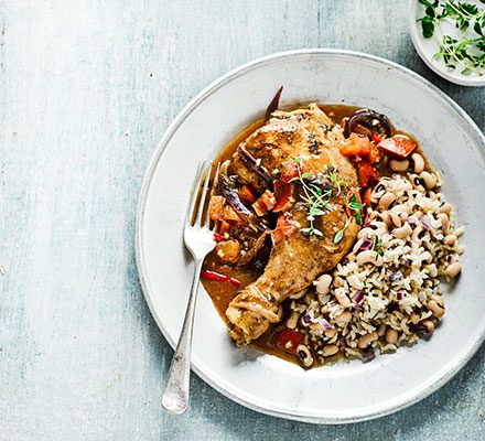 https://www.pontalo.net - Chicken with rice & peas