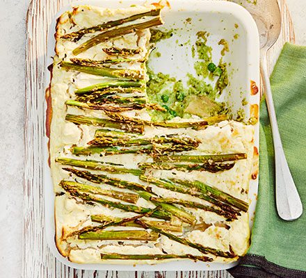 https://www.pontalo.net - Asparagus & broad bean lasagne