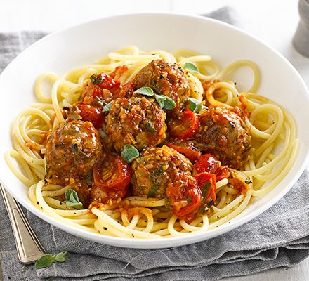 https://www.pontalo.net - Lighter spaghetti & meatballs