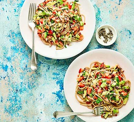 https://www.pontalo.net - Linguine with avocado