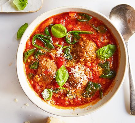 https://www.pontalo.net - Meatball & tomato soup