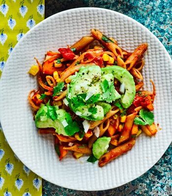 https://www.pontalo.net - Tomato penne with avocado