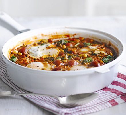 https://www.pontalo.net - Spicy Moroccan eggs